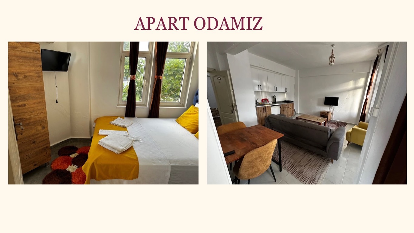 Bütün bir yılın yorgunluğunu atmak, şehrin gürültüsünden uzak, sakin,temiz, güvenli bir tatil yapmak,Dinlenirken eğlenmek, tarih ve doğa ile içiçe yaşamak istiyorsanız doğru adrestesiniz ....   Gönlünüze göre bir tatil ortamı sağlamaktadır. Denize 100 Mt.
